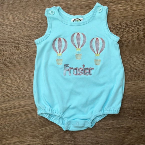 Monogrammed Onsie Bubbles for FRASIER - Picture 2 of 11